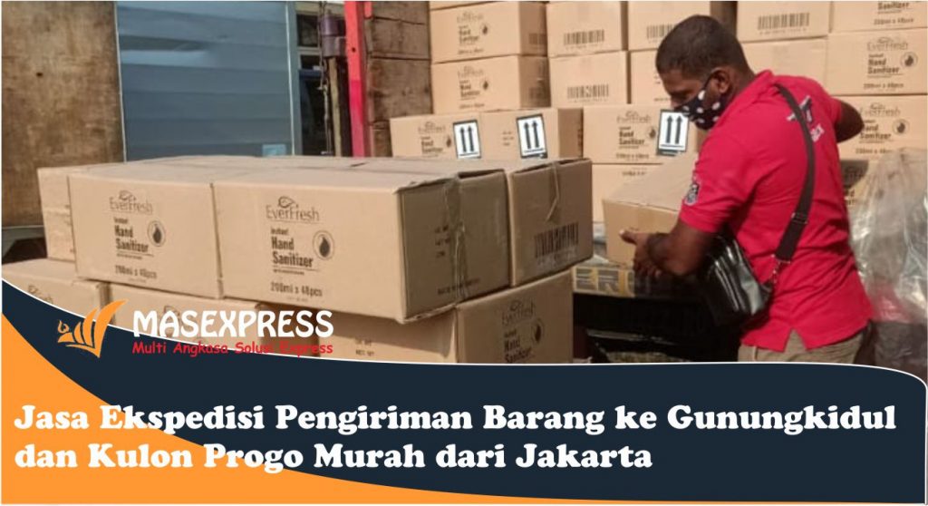 Jasa dan tarif cargo Gunungkidul dan Kulon Progo